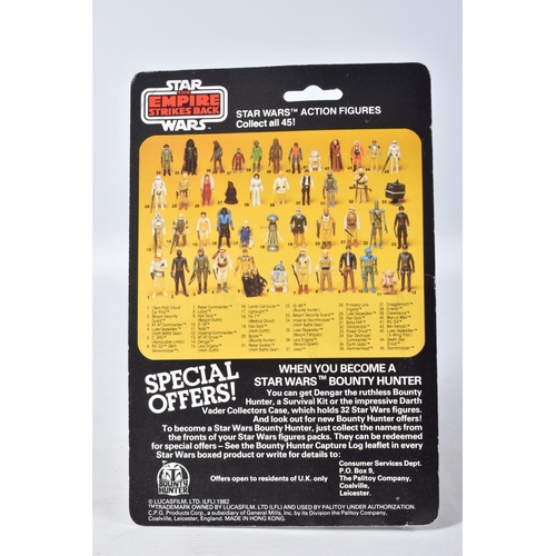 126 - A SEALED PALITOY STAR WARS 'EMPIRE STRIKES BACK' (TWIN-POD) CLOUD CAR PILOT, 1982, 45 back, sealed w... 