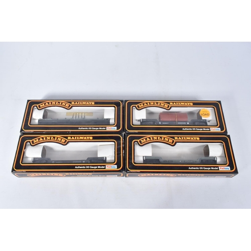 96 - A QUANTITY OF BOXED AND UNBOXED MAINLINE RAILWAYS AND AIRFIX GMR OO GAUGE FREIGHT ROLLING STOCK, vas... 