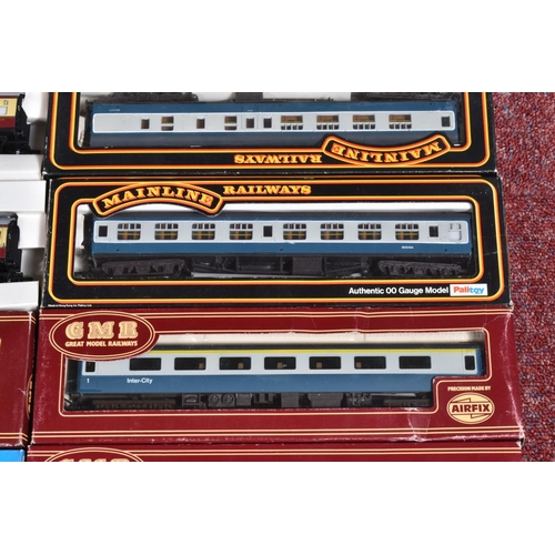 99 - A QUANTITY OF MAINLY BOXED AND PART BOXED OO GAUGE COACHING STOCK, assorted models by Mainline and A... 