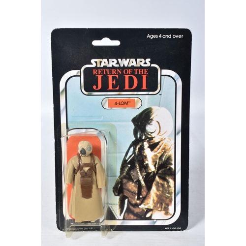 144 - TWO SEALED PALITOY STAR WARS 'RETURN OF THE JEDI' FIGURES TO INCLUDE A CHIEF CHIRPA, 1983, 65 back, ... 