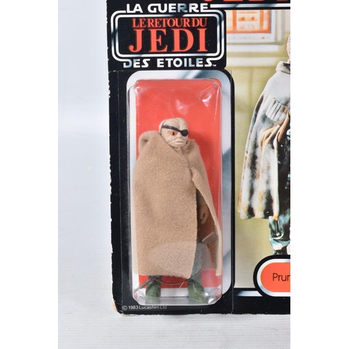 146 - TWO SEALED PALITOY STAR WARS TRILOGO 'RETURN OF THE JEDI' FIGURES TO INCLUDE NIKTO, 1983, 70 back, s... 