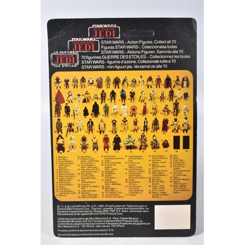 147 - TWO SEALED PALITOY STAR WARS TRILOGO 'RETURN OF THE JEDI' FIGURES TO INCLUDE HAN SOLO (IN TRENCH COA... 