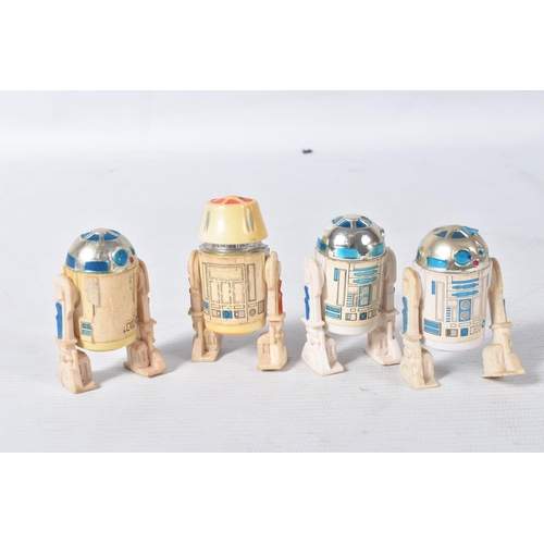 153 - A COLLECTION OF UNBOXED AND PLAYWORN FIRST TWENTY ONE 1977-1979 STAR WARS FIGURES, to include 3 R2-D... 