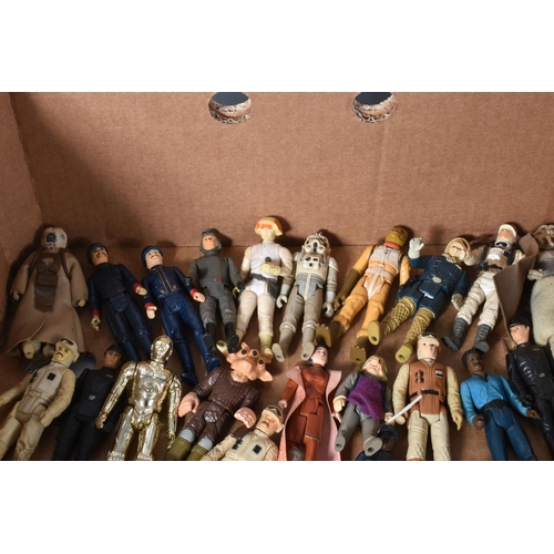 160 - A QUANTITY OF ASSORTED VINTAGE STAR WARS FIGURES, majority are Hong Kong made marked LFL from the ea... 