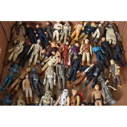 160 - A QUANTITY OF ASSORTED VINTAGE STAR WARS FIGURES, majority are Hong Kong made marked LFL from the ea... 