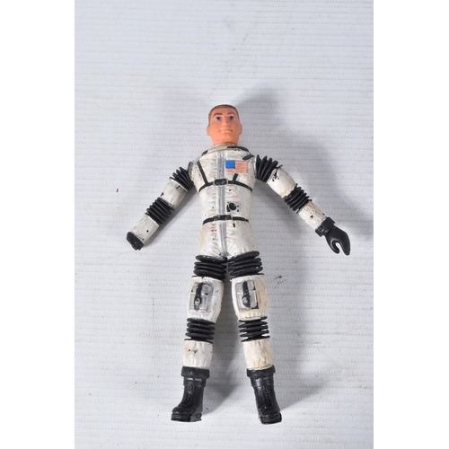 168 - A QUANTITY OF LOOSE VINTAGE ACTION FIGURES, Mattel Major Matt Mason figure, missing helmet and right... 