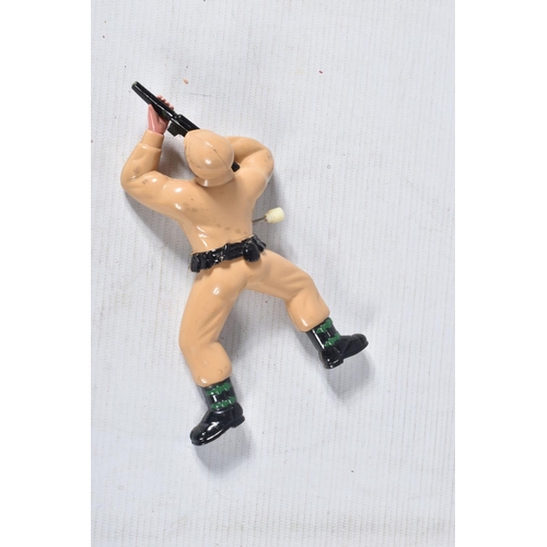 168 - A QUANTITY OF LOOSE VINTAGE ACTION FIGURES, Mattel Major Matt Mason figure, missing helmet and right... 