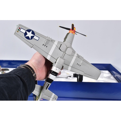 169 - TWO BOXED CORGI CLASSICS THE AVIATION ARCHIVE WWII EUROPE AND AFRICA FIGHTER AIRCRAFT MODELS, both 1... 