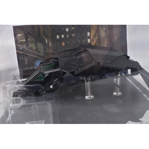 175 - TWELVE EAGLEMOSS DC VEHICLES IN ACRYLIC CASES, to include a Dark Knight Rises the Bat, various other... 