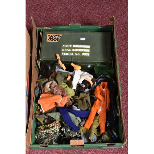 188 - A QUANTITY OF ASSORTED ACTION MAN FIGURES, CLOTHING, ACCESSORIES AND VEHICLES, all in playworn condi... 