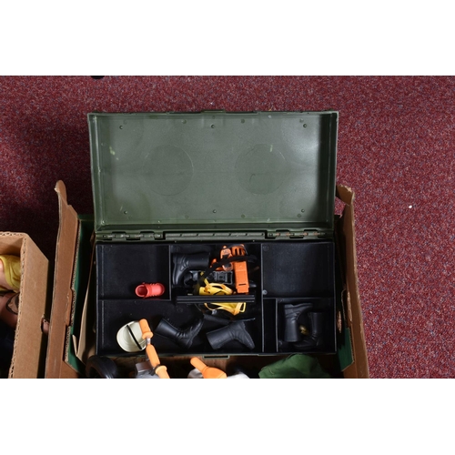 188 - A QUANTITY OF ASSORTED ACTION MAN FIGURES, CLOTHING, ACCESSORIES AND VEHICLES, all in playworn condi... 