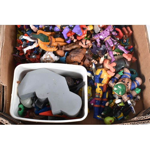 194 - A QUANTITY OF UNBOXED AND ASSORTED ACTION FIGURES, all in playworn condition, to include Bandai Powe... 