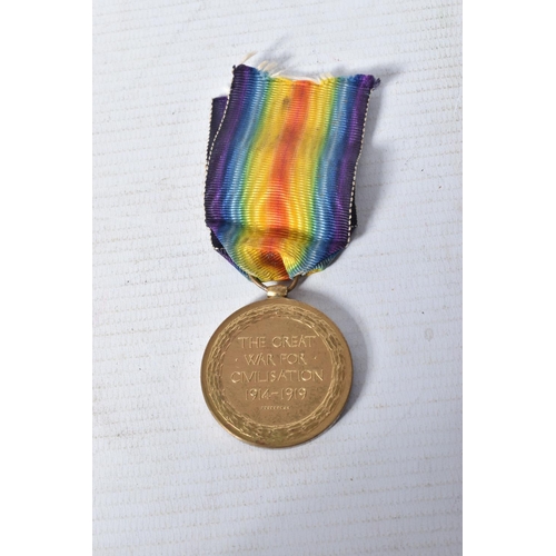 222 - A PAIR OF WWI RAF MEDALS AND THREE KING GEORGE VI SCHOOLS THANK YOU MESSAGES, the medals are on shor... 