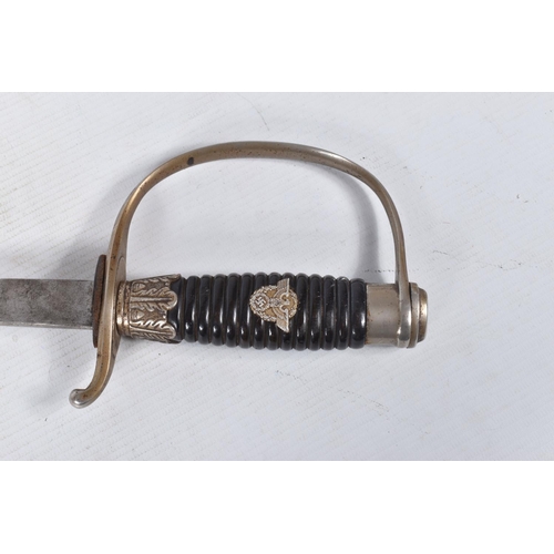 241 - WWII ERA GERMAN POLICE PARADE SWORD, made by Paul Wayersberg & Co Soligen, the blade still has the c... 