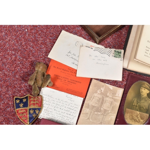 249 - A VERY INTERESTING ARCHIVE OF LETTERS, TELEGRAMS AND PHOTOGRAPHS, also included is a scrapbook about... 