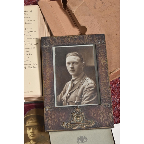 249 - A VERY INTERESTING ARCHIVE OF LETTERS, TELEGRAMS AND PHOTOGRAPHS, also included is a scrapbook about... 