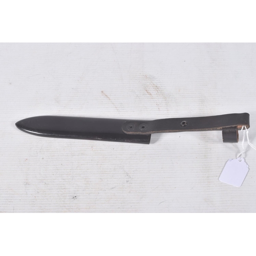 262 - A GERMAN CARL SCHMIDT SOHN HUNTING STYLE DAGGER, one side of the blade had the makers mark plus Ges ... 