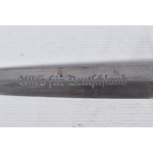 264 - A WWII ERA GERMAN SA DAGGER, this dagger is complete with its original scabbard and has the maker ma... 