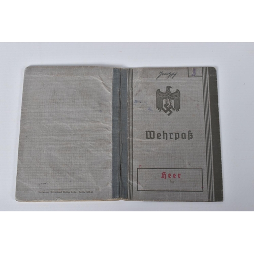 295 - WACHTMEISTER JENTZSCH - included is an unusual stellar set of a Panzer Nachrichten members Wehrpass ... 