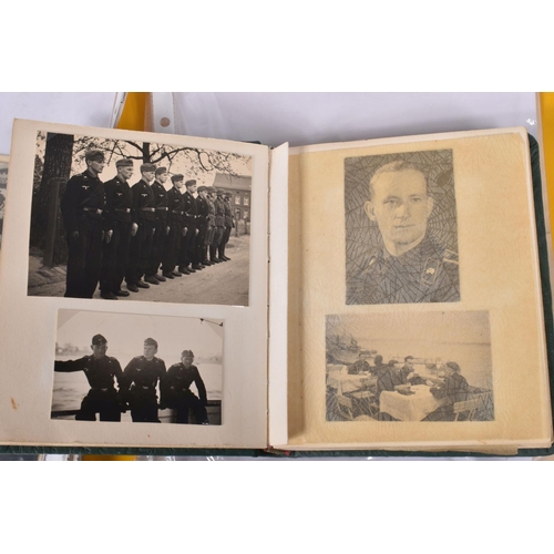 299 - POW WWII GROUP PANZER KORPS PAPERS & ALBUMS (ARMY),  HEINZ ULRICH, DOB 31/12/1918, place of birth Sc... 