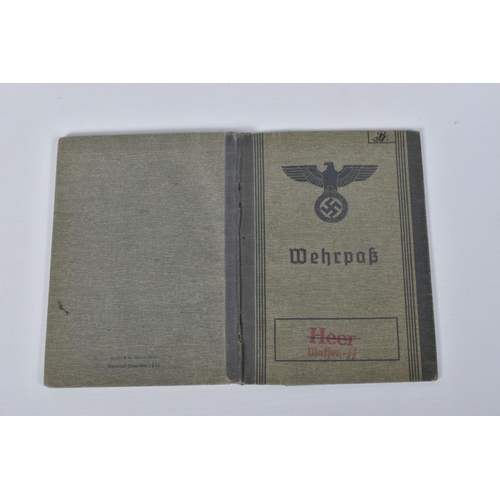 304 - FRIEDRICH BAUM, CONCENTRATION CAMP GUARD WHERPASS, DOB 13/08/1896, place Berlin, includes passbook, ... 