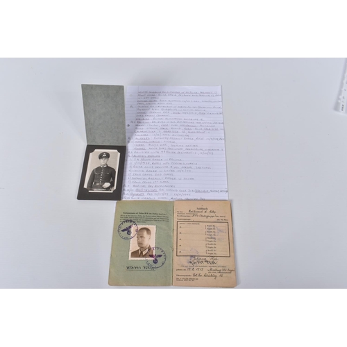 310 - WWII SOLDBUCH FOR A MEMBER OF SS POLIZEI REGIMENT 17 ,JOHANN FRA, DOB 15/12/1915,  place Riedling No... 