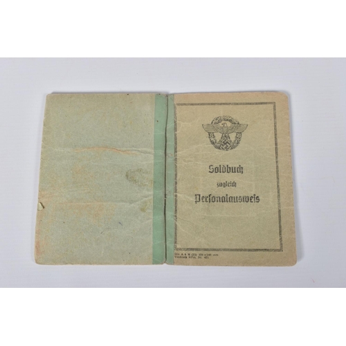 310 - WWII SOLDBUCH FOR A MEMBER OF SS POLIZEI REGIMENT 17 ,JOHANN FRA, DOB 15/12/1915,  place Riedling No... 