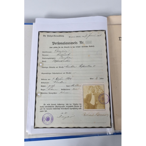 333 - RICHARD DOMEIER, WWI SERGEANT INFANTRY / TELEGRAPH INSPECTOR, includes Photograph permit by the Gove... 