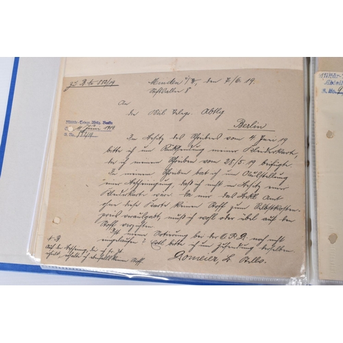 333 - RICHARD DOMEIER, WWI SERGEANT INFANTRY / TELEGRAPH INSPECTOR, includes Photograph permit by the Gove... 