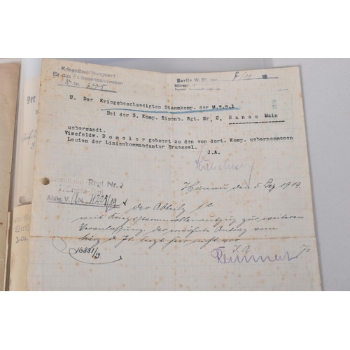 333 - RICHARD DOMEIER, WWI SERGEANT INFANTRY / TELEGRAPH INSPECTOR, includes Photograph permit by the Gove... 