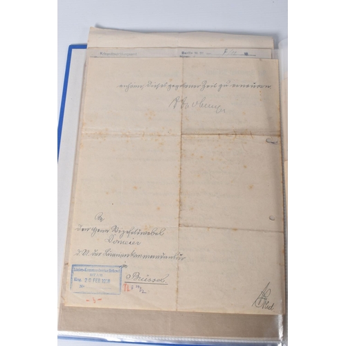 333 - RICHARD DOMEIER, WWI SERGEANT INFANTRY / TELEGRAPH INSPECTOR, includes Photograph permit by the Gove... 