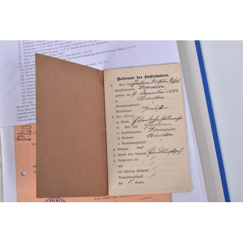 333 - RICHARD DOMEIER, WWI SERGEANT INFANTRY / TELEGRAPH INSPECTOR, includes Photograph permit by the Gove... 