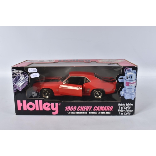 40 - A COLLECTION OF ASSORTED BOXED 1:18 SCALE DIECAST AMERICAN CAR MODELS, to include Ertl Collectibles ... 