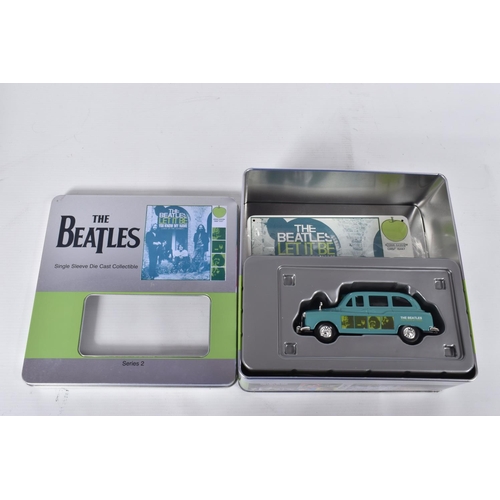 41 - A QUANTITY OF ASSORTED TOYS AND GAMES ETC., to include two different The Beatles Single Sleeve and d... 