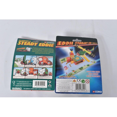 43 - A COLLECTION OF EDDIE STOBART RELATED DIECAST VEHICLES, to include Corgi Classics Motorway Trucks se... 