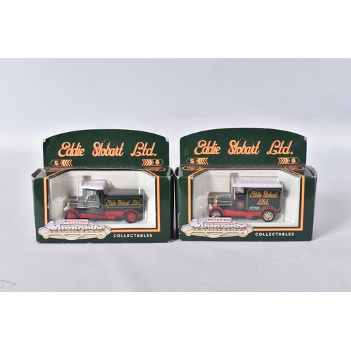 43 - A COLLECTION OF EDDIE STOBART RELATED DIECAST VEHICLES, to include Corgi Classics Motorway Trucks se... 