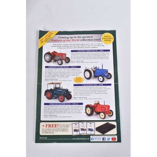 49 - A QUANTITY OF ATLAS EDITIONS TRACTORS OF THE WORLD COLLECTION MODELS, eight boxed models all still s... 