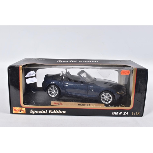 53 - A COLLECTION OF ASSORTED BOXED 1:18 SCALE DIECAST SPORTS CAR MODELS, assorted models of German and I... 