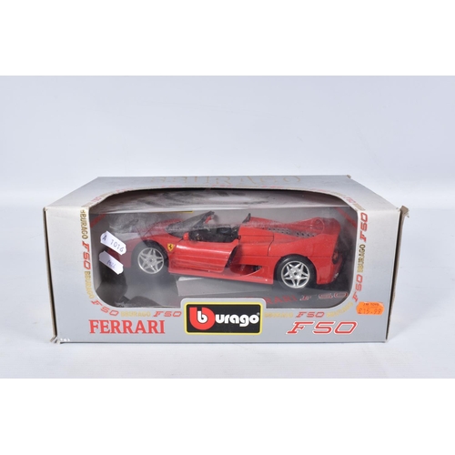 53 - A COLLECTION OF ASSORTED BOXED 1:18 SCALE DIECAST SPORTS CAR MODELS, assorted models of German and I... 