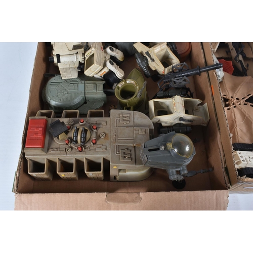 75 - A QUANTITY OF UNBOXED AND ASSORTED VINTAGE KENNER STAR WARS VEHICLES, all in playworn condition, som... 