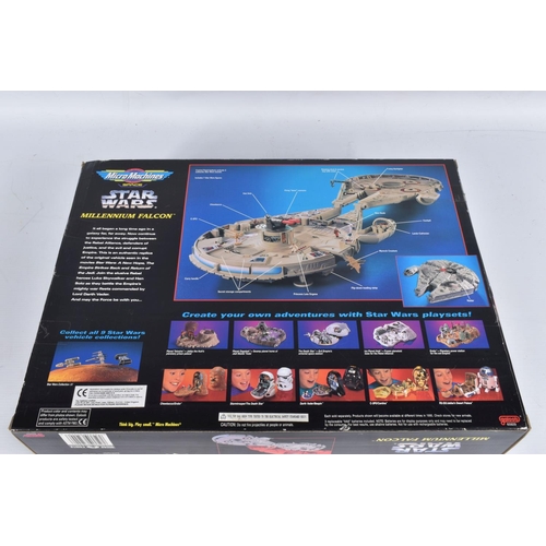 80 - A QUANTITY OF BOXED GALOOB STAR WARS MICRO MACHINES SETS, Millennium Falcon, Endor, The Death Star, ... 