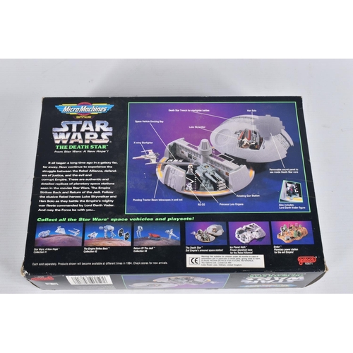 80 - A QUANTITY OF BOXED GALOOB STAR WARS MICRO MACHINES SETS, Millennium Falcon, Endor, The Death Star, ... 