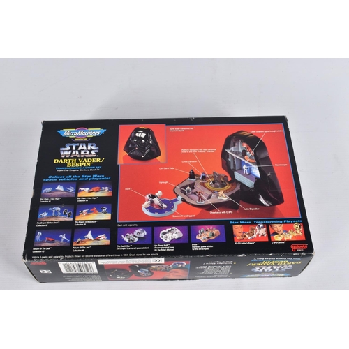 80 - A QUANTITY OF BOXED GALOOB STAR WARS MICRO MACHINES SETS, Millennium Falcon, Endor, The Death Star, ... 