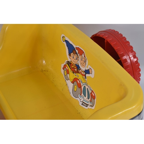 81 - A BOXED TRI-ANG NODDY'S PEDAL CAR, c.1980's, yellow plastic car with steel pedals and mechanism, com... 