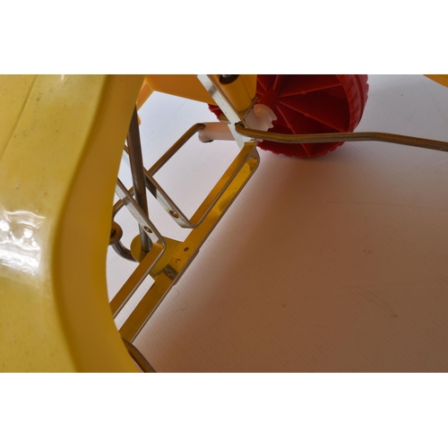 81 - A BOXED TRI-ANG NODDY'S PEDAL CAR, c.1980's, yellow plastic car with steel pedals and mechanism, com... 