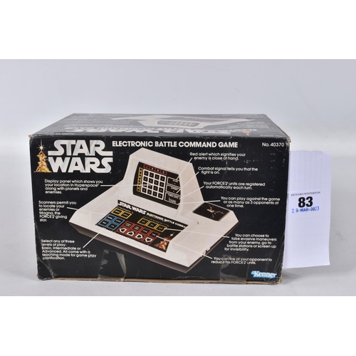 83 - A BOXED KENNER STAR WARS ELECTRONIC BATTLE COMMAND GAME, no.40370 , sealed shut with tape, tape on t... 