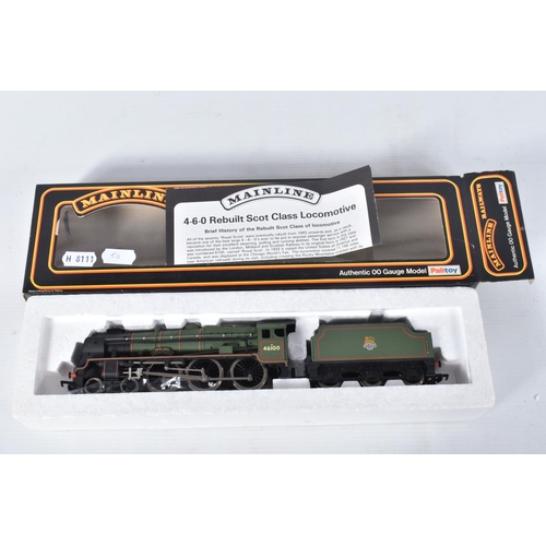 87 - THREE BOXED MAINLINE OO GAUGE REBUILT ROYAL SCOT CLASS LOCOMOTIVES, 'Royal Scot' No.6100, L.M.S. lin... 