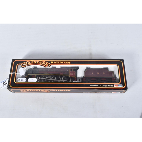 87 - THREE BOXED MAINLINE OO GAUGE REBUILT ROYAL SCOT CLASS LOCOMOTIVES, 'Royal Scot' No.6100, L.M.S. lin... 