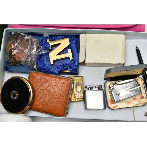 79 - A BOX OF ASSORTED COSTUME JEWELLERY AND OTHER ITEMS, to include a 'Blitz' ultra 2000 jewellery clean... 