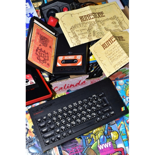 268 - ZX SPECTRUM+, DATASETTE AND QUANTITY OF GAMES, includes over forty games with desirable titles such ... 